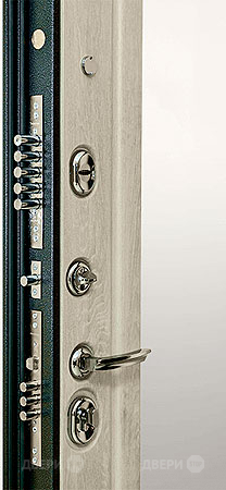 Входная металлическая Дверь Сударь (Дива) МД-26 Зеркало в Пущино