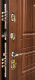 Входная металлическая Дверь Сударь МД-25 Орех бренди в Пущино
