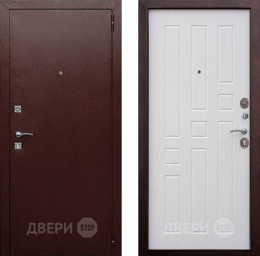 Входная металлическая Дверь Цитадель Гарда 8мм Белый ясень в Пущино