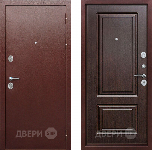 Входная металлическая Дверь Цитадель Толстяк 10см Антик Венге в Пущино
