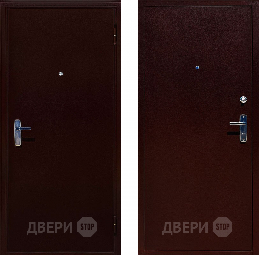 Входная металлическая Дверь ЭКО АМД-1 медный антик  в Пущино