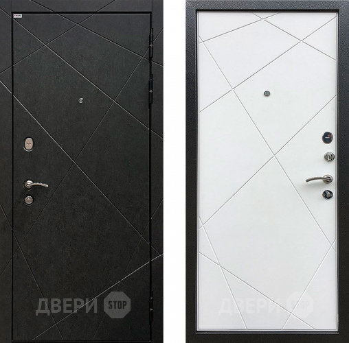 Входная металлическая Дверь Ратибор Эстет 3К Силк сноу в Пущино