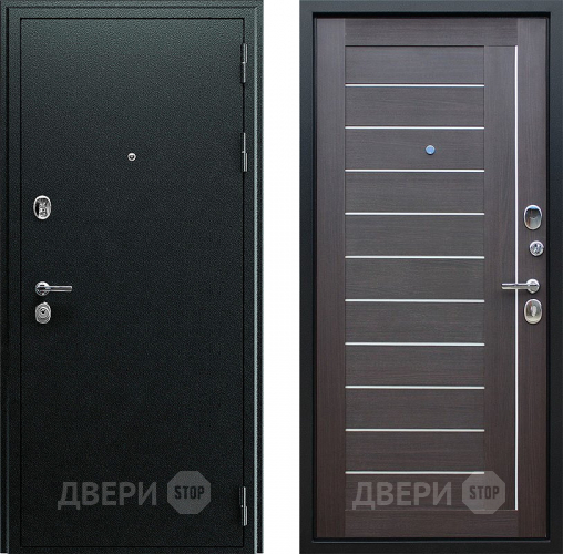 Входная металлическая Дверь Йошкар Соло Орех рифленый в Пущино