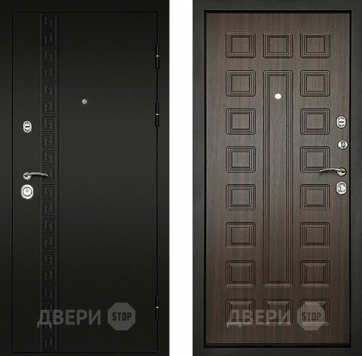 Входная металлическая Дверь (Дверной Континент) Сити - 3К Венге в Пущино