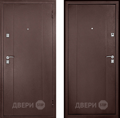 Входная металлическая Дверь Форпост Модель 72 Медный антик в Пущино
