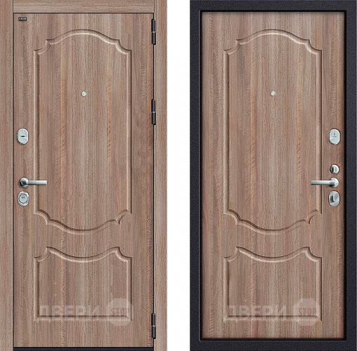 Входная металлическая Дверь Groff P3-310 Темный Орех в Пущино