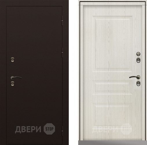 Входная металлическая Дверь Сибирь Термо-Стандарт сосна прованс в Пущино