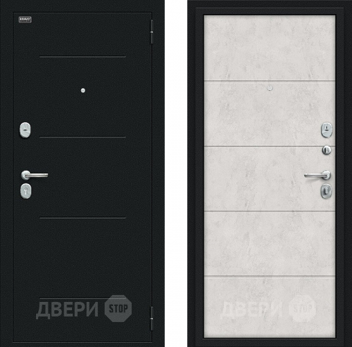 Входная металлическая Дверь Bravo Граффити-1 Букле черное/Look Art в Пущино