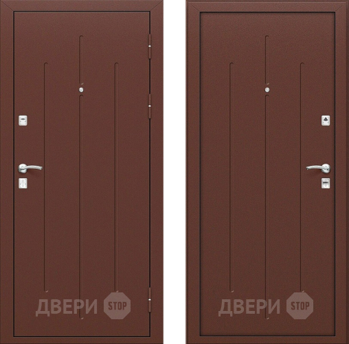 Входная металлическая Дверь Bravo Стройгост 7-2 Металл в Пущино