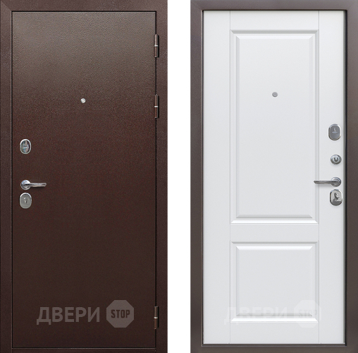 Входная металлическая Дверь Цитадель 9см Медный антик Астана Милк в Пущино