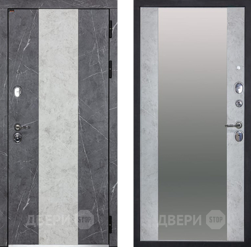 Входная металлическая Дверь Сударь МХ-34 Зеркало в Пущино
