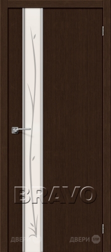 Межкомнатная дверь Глейс-1 Twig (3D Wenge) в Пущино