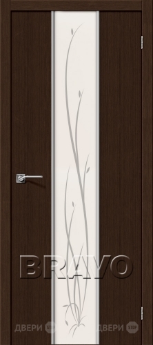 Межкомнатная дверь Глейс-2 Twig (3D Wenge) в Пущино