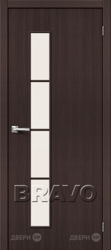 Межкомнатная дверь Тренд-4 (Wenge Veralinga) в Пущино