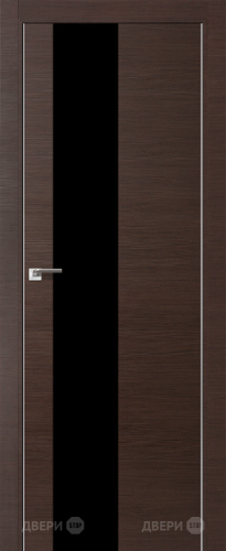 Межкомнатная дверь ProfilDoors 5Z венге кроскут (черный лак) в Пущино