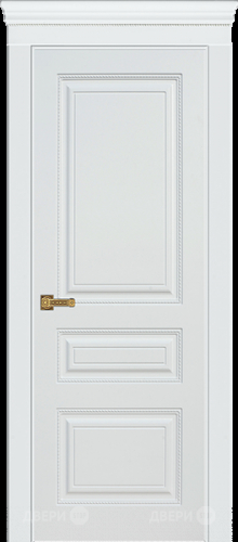 Межкомнатная дверь Троя ПГ белая эмаль в Пущино