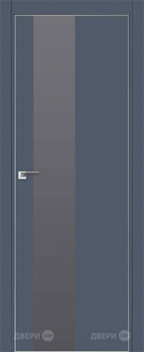 Межкомнатная дверь ProfilDoors 5E Антрацит (серебряный лак) в Пущино