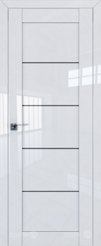 Межкомнатная дверь ProfilDoors 2-11L белый люкс (графит) в Пущино