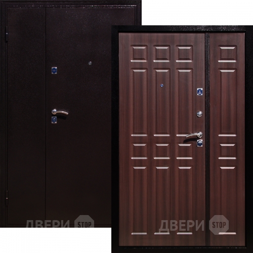 Входная металлическая Дверь СТОП ЭКО Двустворка в Пущино