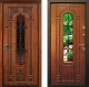Дверь Юркас Лацио с ковкой и стеклом в Пущино