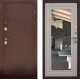 Входная металлическая Дверь Снедо Сити Эш Вайт с зеркалом в Пущино