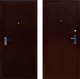 Входная металлическая Дверь ЭКО АМД-1 медный антик  в Пущино