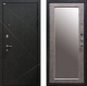Входная металлическая Дверь Ратибор Эстет 3К с зеркалом Бетон светлый в Пущино