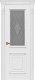 Межкомнатная дверь Диана ПО белая эмаль (мателюкс с фрезеровкой) в Пущино