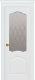 Межкомнатная дверь Танго ПО белая эмаль (мателюкс с фрезеровкой) в Пущино