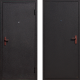Входная металлическая Дверь ЭКО АМД-1 Чёрный шёлк  в Пущино
