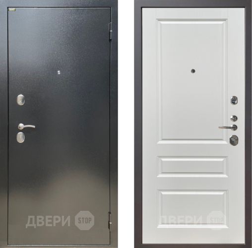 Входная металлическая Дверь Шелтер (SHELTER) Стандарт 1 Белый ясень в Пущино
