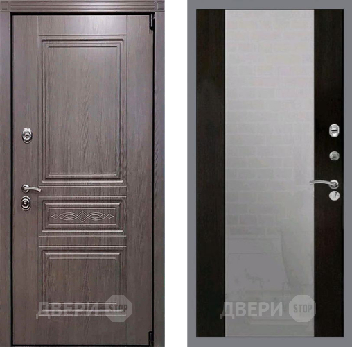 Входная металлическая Дверь Рекс (REX) Пренмиум-S СБ-16 Зеркало Венге в Пущино