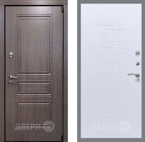 Входная металлическая Дверь Рекс (REX) Пренмиум-S FL-289 Белый ясень в Пущино