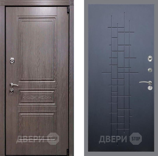 Входная металлическая Дверь Рекс (REX) Пренмиум-S FL-289 Ясень черный в Пущино