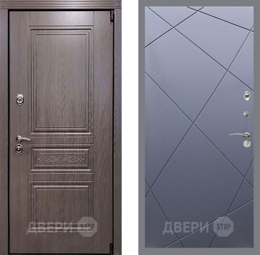 Входная металлическая Дверь Рекс (REX) Пренмиум-S FL-291 Силк титан в Пущино
