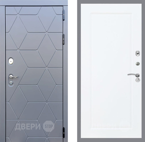 Входная металлическая Дверь Стоп КОСМО ФЛ-119 Силк Сноу в Пущино
