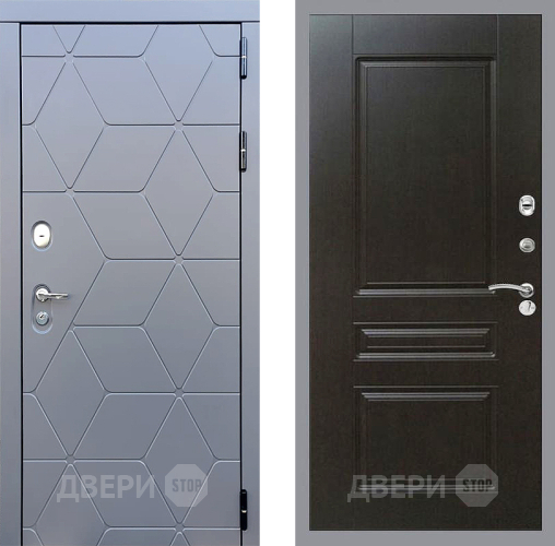 Входная металлическая Дверь Стоп КОСМО ФЛ-243 Венге в Пущино