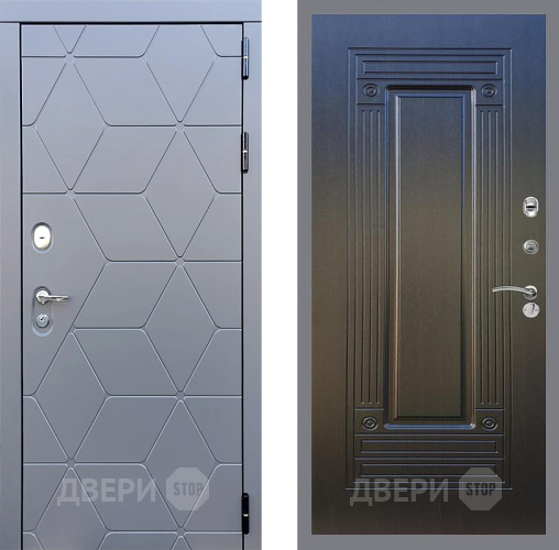 Входная металлическая Дверь Стоп КОСМО ФЛ-4 Венге в Пущино