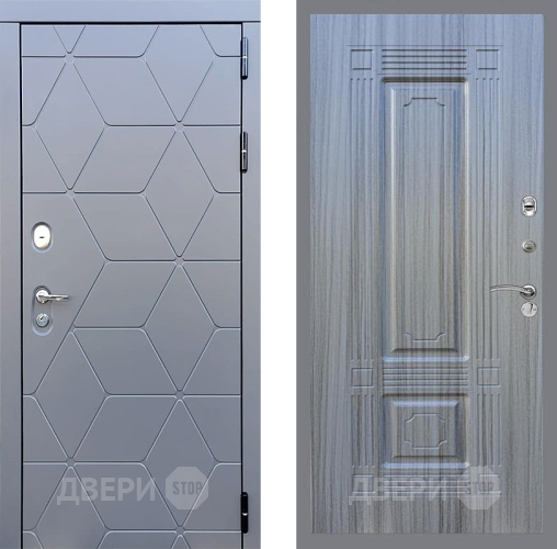 Входная металлическая Дверь Стоп КОСМО ФЛ-2 Сандал грей в Пущино