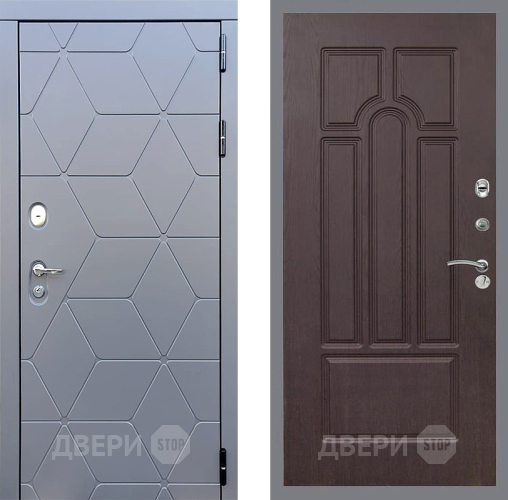 Входная металлическая Дверь Стоп КОСМО ФЛ-58 Венге в Пущино