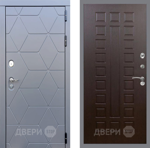 Входная металлическая Дверь Стоп КОСМО ФЛ-183 Венге в Пущино