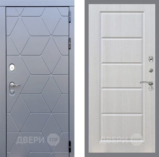 Входная металлическая Дверь Стоп КОСМО ФЛ-39 Лиственница беж в Пущино