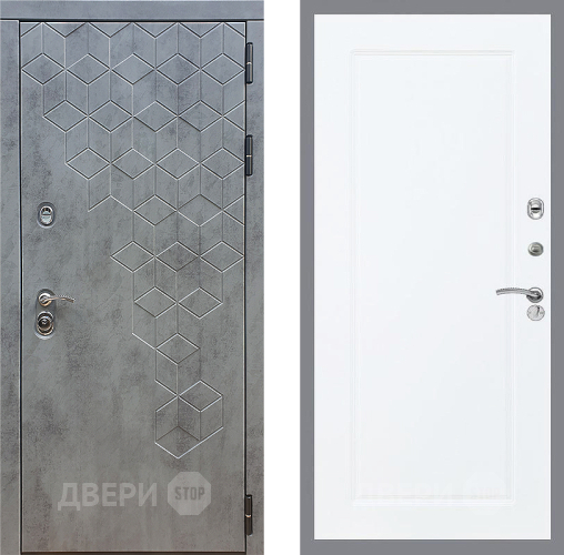 Входная металлическая Дверь Стоп БЕТОН ФЛ-119 Силк Сноу в Пущино