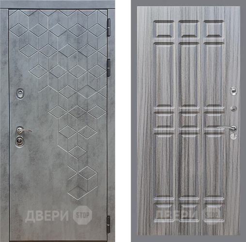 Входная металлическая Дверь Стоп БЕТОН ФЛ-33 Сандал грей в Пущино