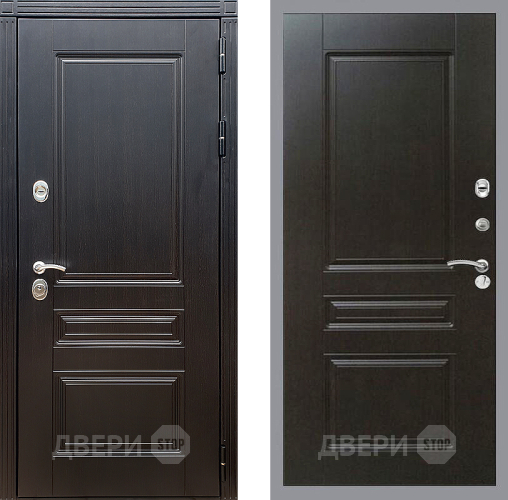 Входная металлическая Дверь Стоп МЕГАПОЛИС ФЛ-243 Венге в Пущино