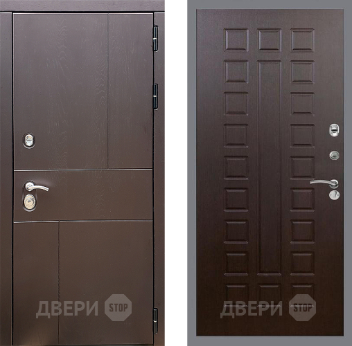 Входная металлическая Дверь Стоп УРБАН ФЛ-183 Венге в Пущино