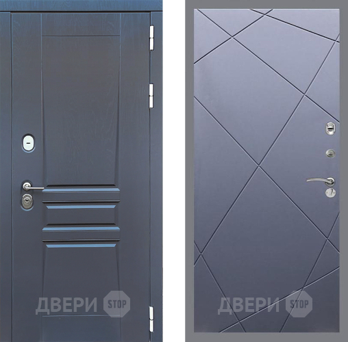 Входная металлическая Дверь Стоп ПЛАТИНУМ ФЛ-291 Силк титан в Пущино