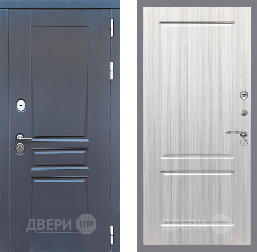 Входная металлическая Дверь Стоп ПЛАТИНУМ ФЛ-117 Сандал белый в Пущино