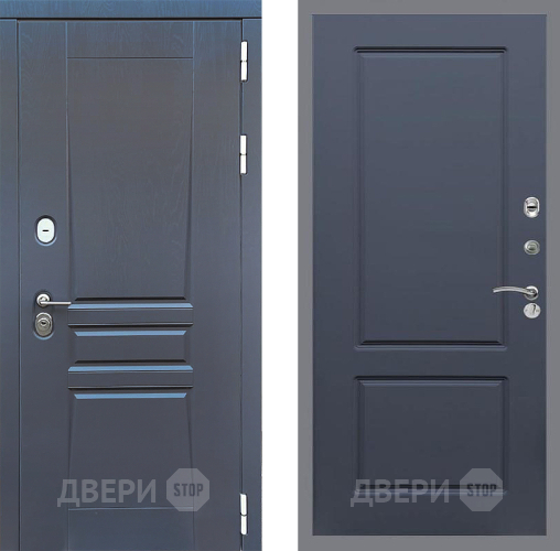 Входная металлическая Дверь Стоп ПЛАТИНУМ ФЛ-117 Силк титан в Пущино