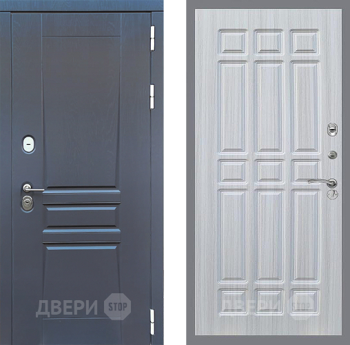 Входная металлическая Дверь Стоп ПЛАТИНУМ ФЛ-33 Сандал белый в Пущино